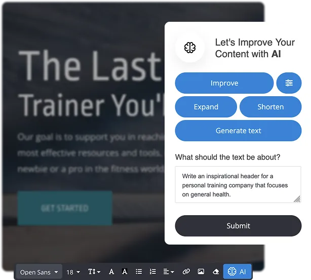 Institute of Personal Trainers AI Writer official product visual